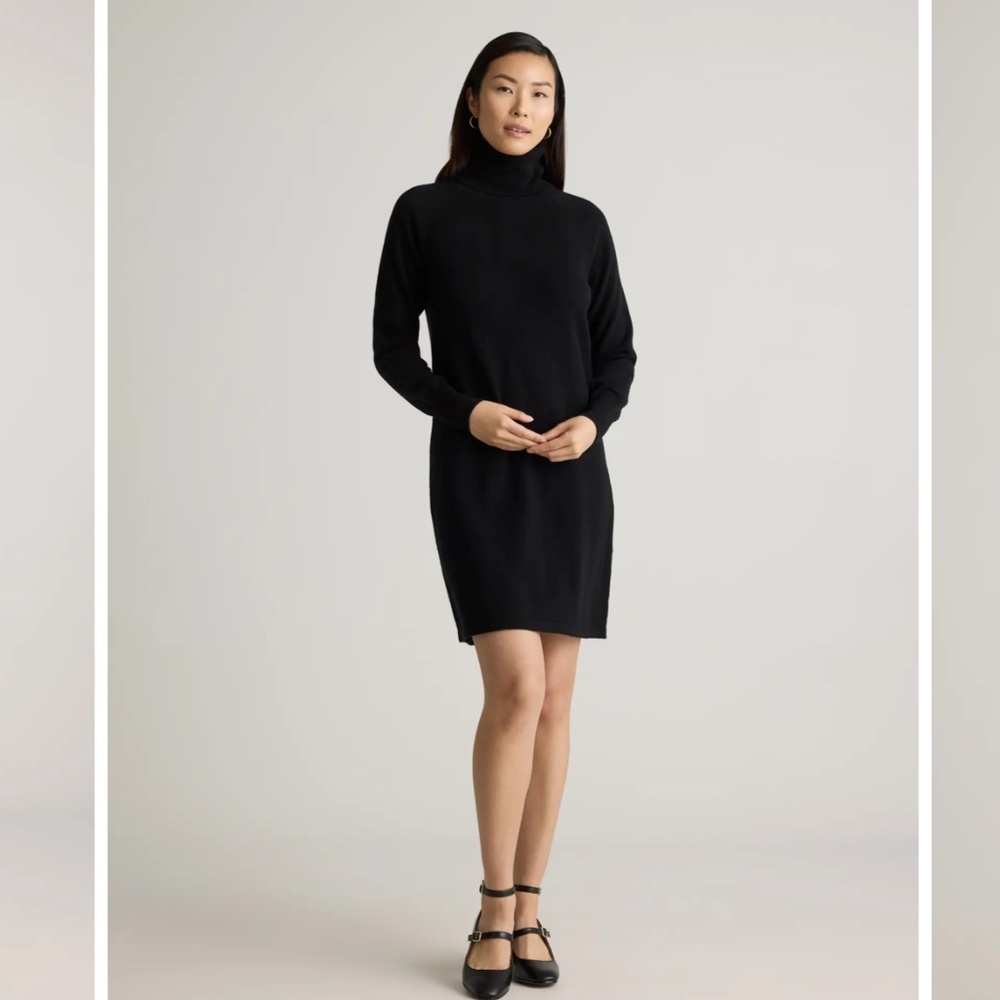 Gorgeous Navy Cashmere Sweater Dress